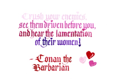 Valentine - Conan the Barbarian